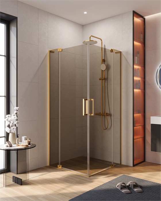 Душевой уголок CEZARES SLIDER-A-2-100/110-BR-BORO SLIDER-A-2-100/110-BR-BORO
