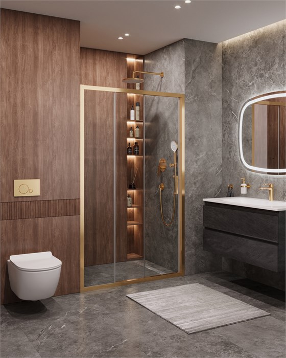 Душевая дверь CEZARES MOLVENO-BF-3-120-C-BORO-IV MOLVENO-BF-3-120-C-BORO-IV