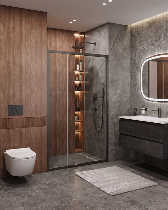 Душевая дверь CEZARES MOLVENO-BF-3-120-C-GM-IV MOLVENO-BF-3-120-C-GM-IV