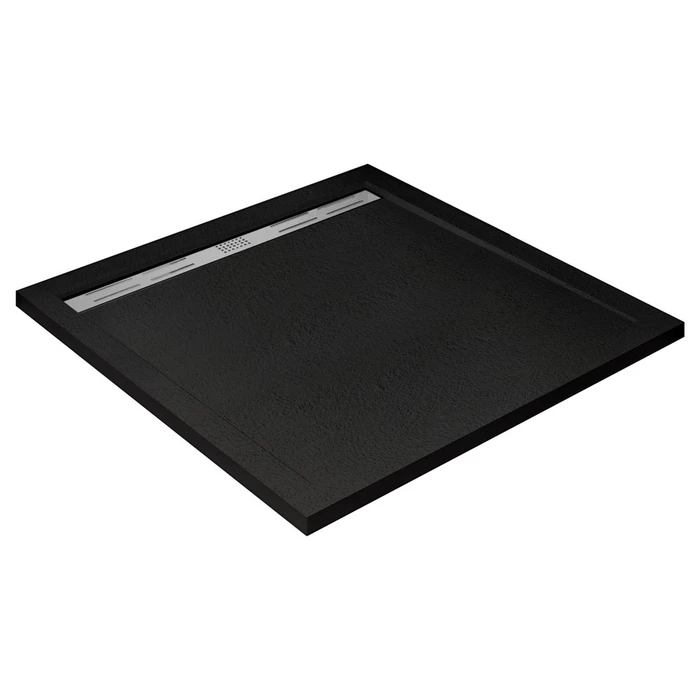 TRAY-AS-A-90-30-NERO Поддон из искусственного мрамора, чёрный матовый TRAY-AS-A-90-30-NERO