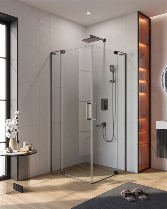 Душевой уголок CEZARES SLIDER-A-2-100/110-C-GM SLIDER-A-2-100/110-C-GM