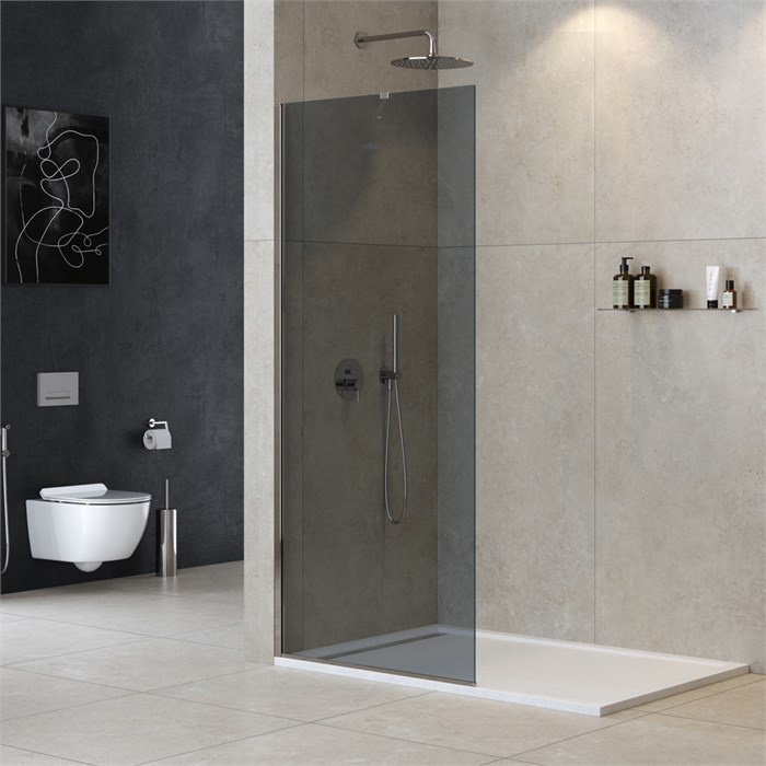 Душевая перегородка универсальная LIBERTA-L-1-TB-110-GR-Cr LIBERTA-L-1-TB-110-GR-Cr