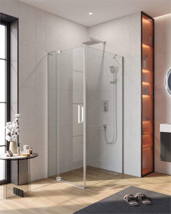 Душевой уголок CEZARES SLIDER-AH-1-100-70/80-C-Cr SLIDER-AH-1-100-70/80-C-Cr