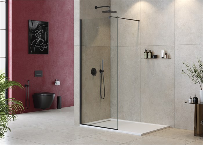 Душевая перегородка CEZARES LIBERTA-L-1-90-C-NERO LIBERTA-L-1-90-C-NERO