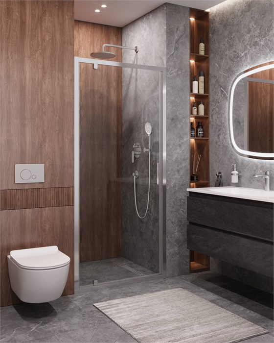 Душевая дверь CEZARES MOLVENO-BA-1-90-C-Cr-IV MOLVENO-BA-1-90-C-Cr-IV