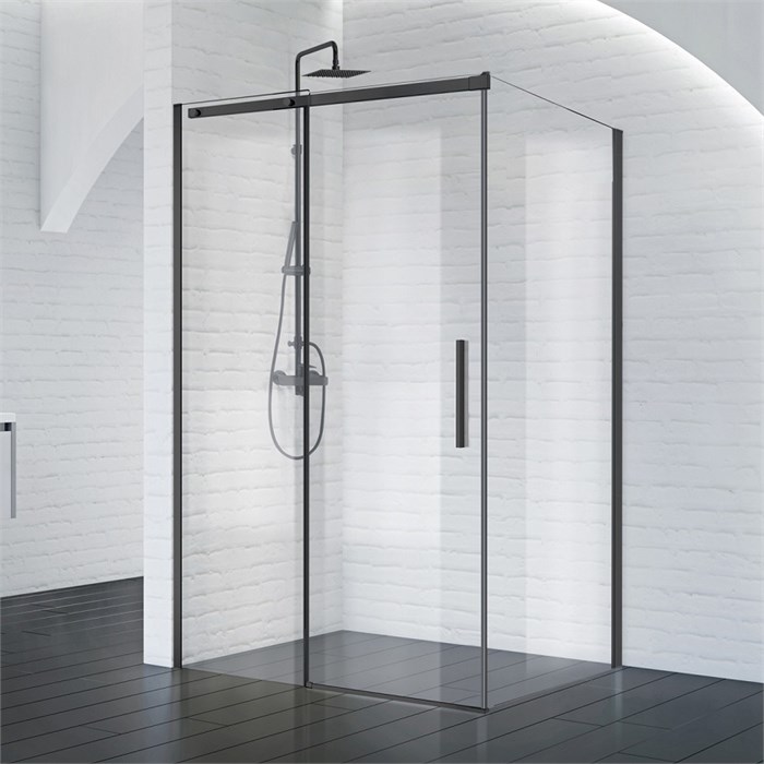 Душевой уголок BelBagno ACQUA-AH-1-130/90-C-NERO ACQUA-AH-1-130/90-C-NERO