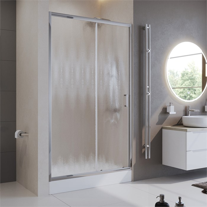 Душевая дверь BelBagno UNO-195-BF-1-120-CH-CR UNO-195-BF-1-120-CH-CR