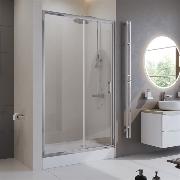 Душевая дверь BelBagno UNO-195-BF-1-155-C-Cr UNO-195-BF-1-155-C-Cr