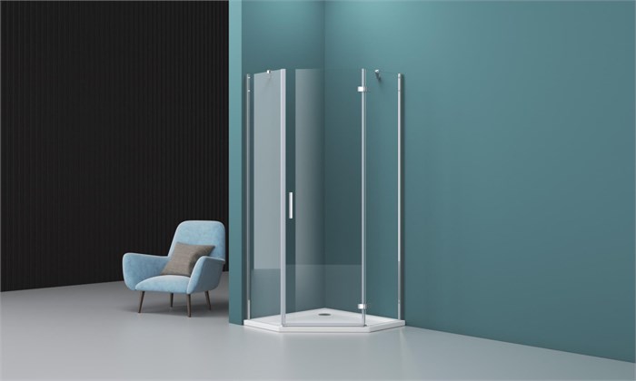 Душевой уголок BelBagno KRAFT-P-1-100-C-Cr-R KRAFT-P-1-100-C-Cr-R