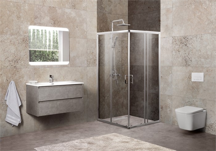 Душевой уголок BelBagno UNIQUE-A-2-85/100-C-Cr UNIQUE-A-2-85/100-C-Cr