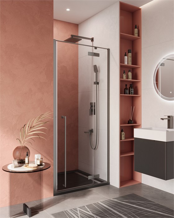 Душевая дверь Cezares LINER-B-12-90-C-GM-R LINER-B-12-90-C-GM-R