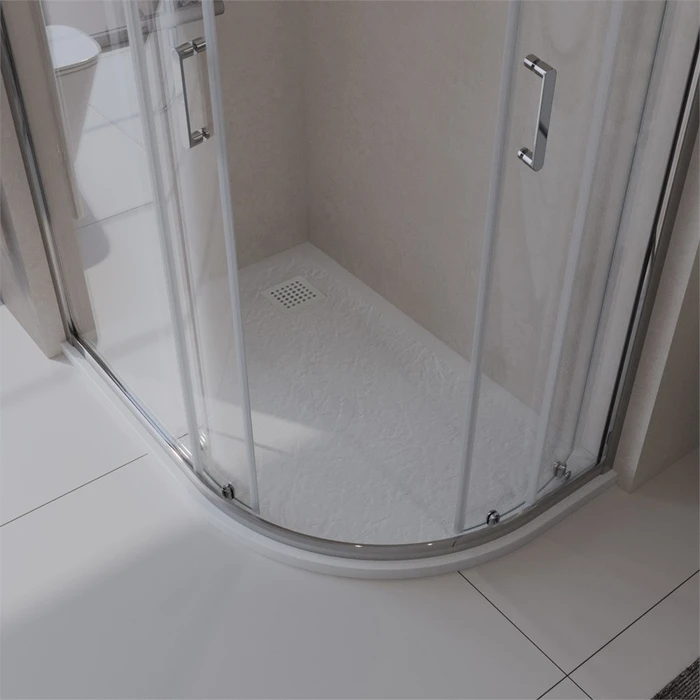 Душевой поддон из искусственного мрамора в комплекте с сифоном BelBagno UNO TRAY-MR-UNO-RH-120/90-550-35-W-L-BO TRAY-MR-UNO-RH-120/90-550-35-W-L-BO