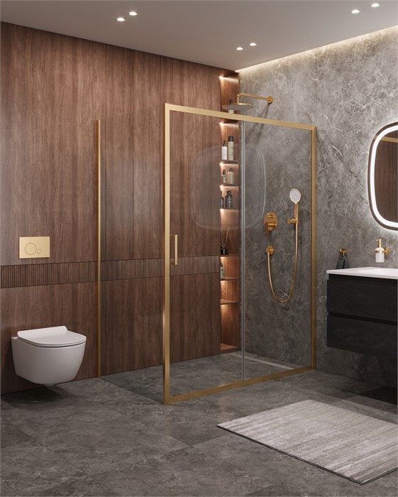 Душевой уголок CEZARES MOLVENO-AH-11-160/90-C-BORO-IV MOLVENO-AH-11-160/90-C-BORO-IV