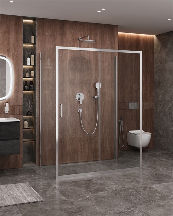 MOLVENO-AH-12-140/80-C-Cr-IV Душевой уголок MOLVENO-AH-12-140/80-C-Cr-IV