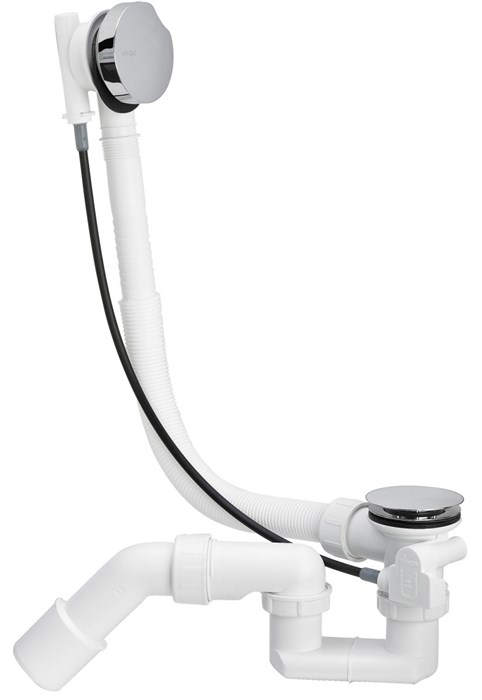 285357 Слив/перелив 40/50, мод. 616845 Viega Simplex д/ванн п/автомат (хром) (25 шт.) 285357