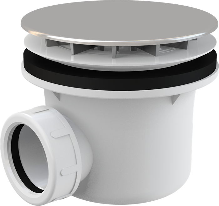 A49CR Сифон для душевого поддона, хромированный A49CR