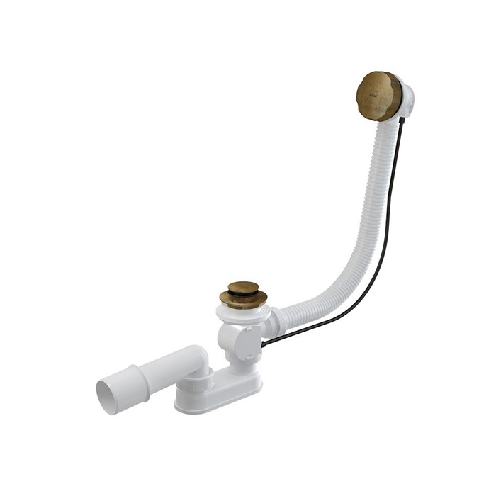 A55ANTIC-80-RU-01 Сифон для ванны автомат комплект металл под бронзу (замена на A55ANTIC-80-VE-01) A55ANTIC-80-RU-01