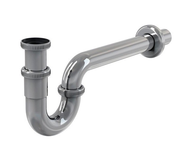 Сифон для умывальника U-образный хром X01436