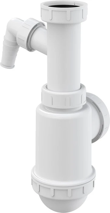 A443P-DN50/40 Сифон для мойки с накидной гайкой 6/4" и штуцером A443P-DN50/40