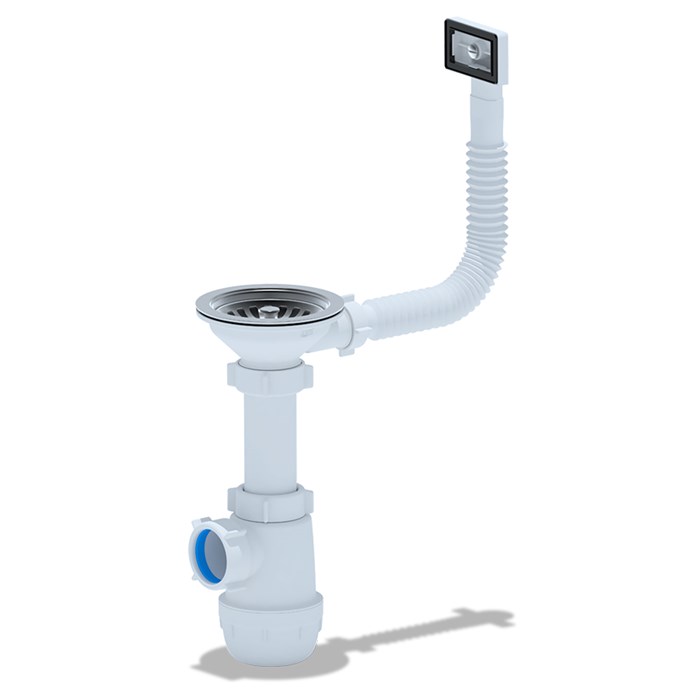 A0145S Сифон Ани Грот 3 1/2х40 с переливом мойки (10шт) A0145S