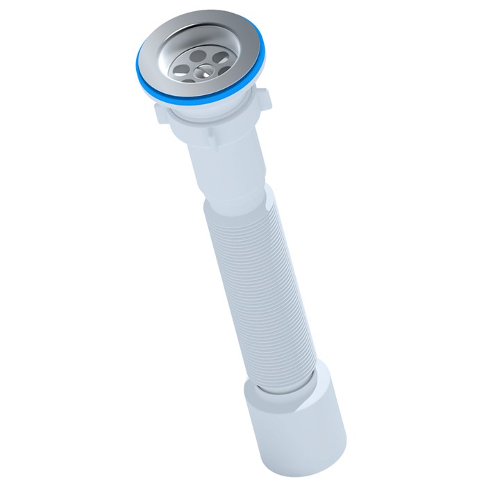 G105 Сифон гофрированный 1 1/2"*50 (350-760мм)(60шт) G105