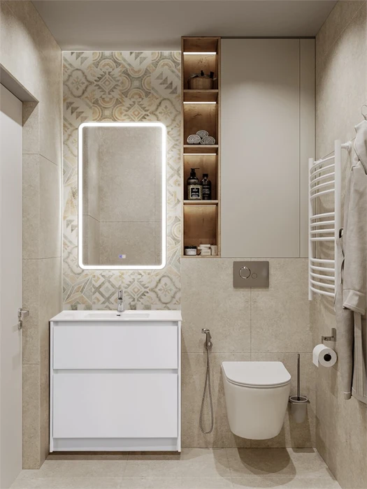 Тумба с раковиной напольная BelBagno KRAFT 39 70 Bianco Opaco, раковина белая KRAFT39-700/390-2C-PIA-BO;BB700/390ETL