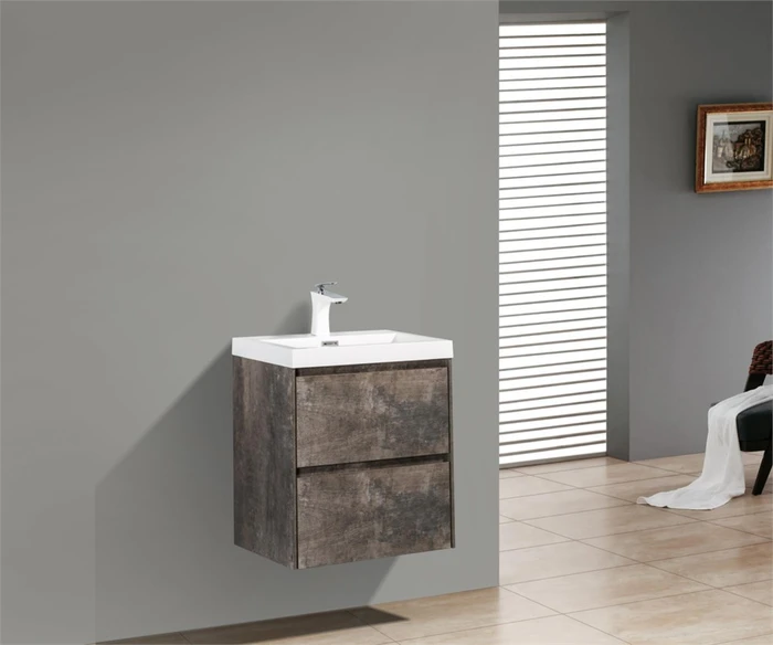 PIETRA MINI База под раковину подвесная с двумя выкатными ящиками PIETRA MINI-500-2C-SO-PT, Stone 494x395x535 PIETRA MINI-500-2C-SO-PT