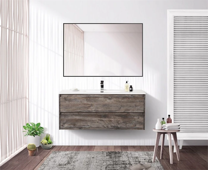 Тумба с раковиной подвесная BelBagno KRAFT 120 Pino Pasadena, раковина белая KRAFT-1200-2C-SO-PP;BB1200ETL