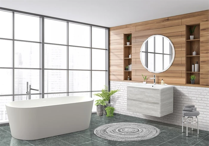 Тумба с раковиной подвесная BelBagno ALBANO-CER 80 Rovere Vintage Bianco, раковина белая ALBANO-CER-800-2C-SO-RVB;12080-KL