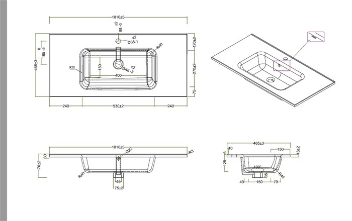 Тумба с раковиной подвесная BelBagno PIETRA 100 Stucco Cemento Leggero, раковина белая PIETRA-1000-2C-SO-ST
