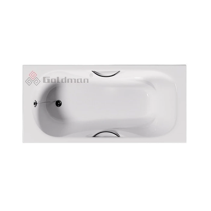 Ванна чугунная  Goldman Donni 170х80х42, с ножками и ручками Donni 170*80*42