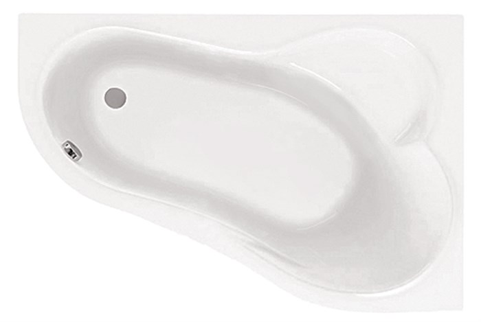 Ванна акриловая Santek Ибица асимметричная 160х100 правосторонняя белая 1.WH11.2.037