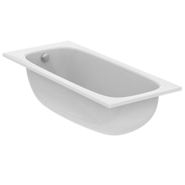 Ideal Standard i.life Прямоугольная ванна 160х70 см для встраиваемой установки или для монтажа с панелями, без отверстий под смеситель, отверстие слив T475801