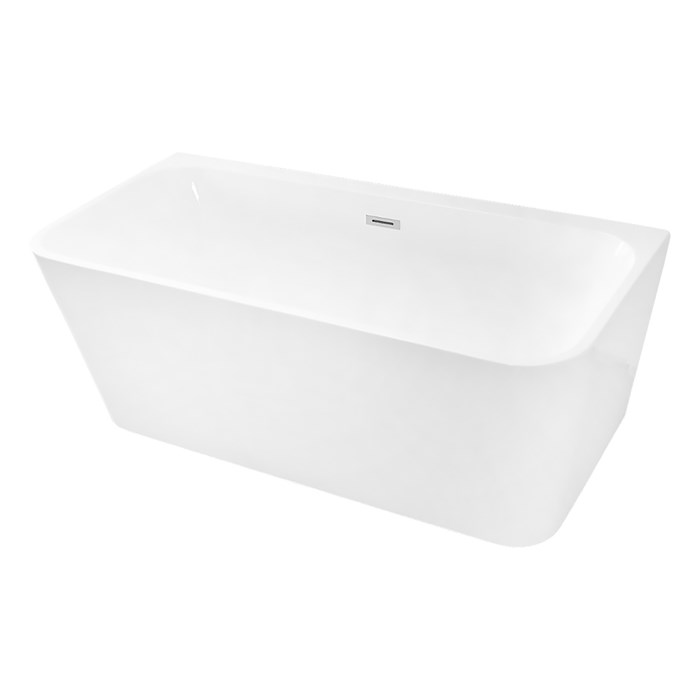 Ванна акриловая Loranto 1700х750х610 пристенная, в комплекте с сифоном и опорными ножками (CS-04-170) CS-04-170