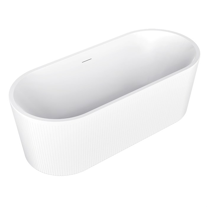 Ванна акриловая Azario Reflejo 1700х750х585 отдельностоящая, в комплекте с сифоном и металлической рамой (AZ-8697-1.7) AZ-8697-1.7