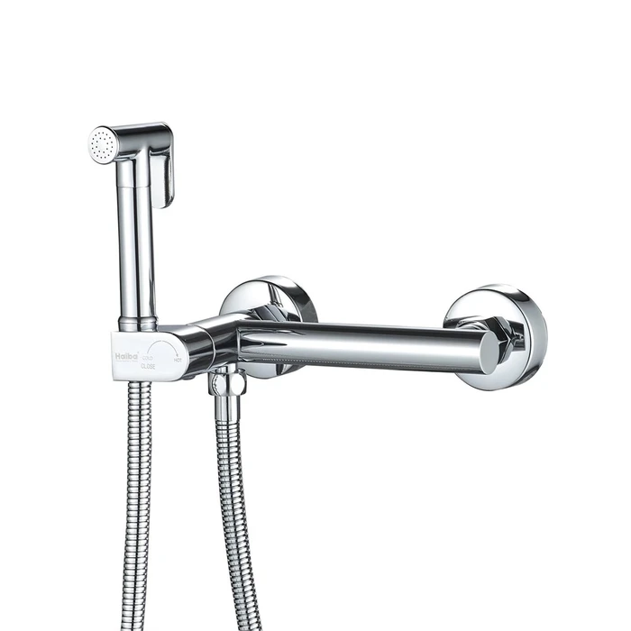 Гигиенический душ со смесителем Haiba хром (HB5514) HB5514