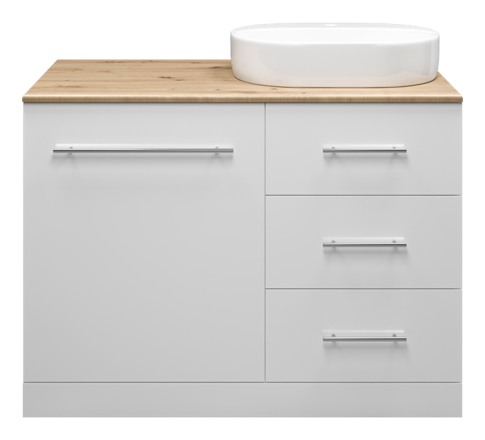 Респект -120 Тумба с 3 ящ. под стиральную машину правая Э-Рес01120-13ЯП