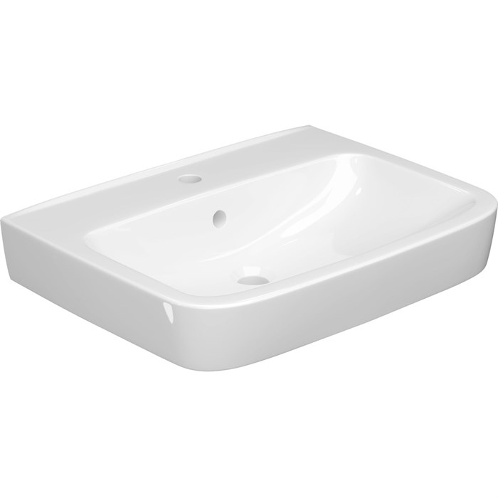 Раковина подвесная КЕРАМИН Сквэа 60 фарфор, с креплением, белый (CS00087939) CS00087939