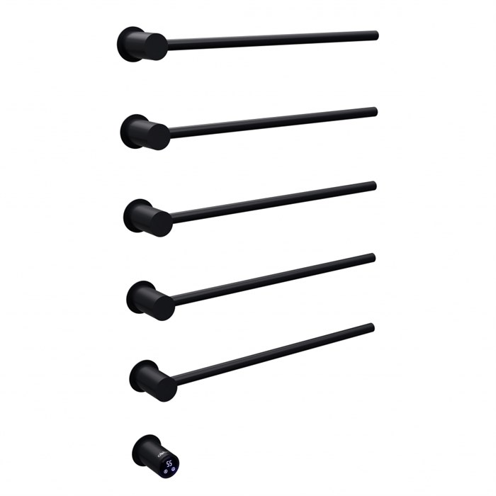 Полотенцесушитель электрический ABBER Charme AH4005MB черный матовый AH4005MB