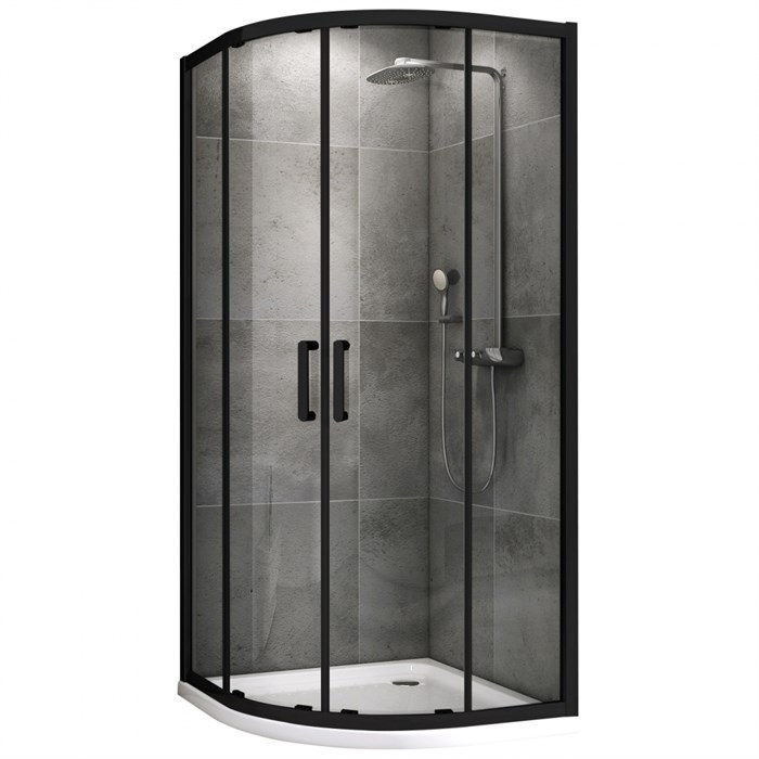 Душевой уголок ABBER Schwarzer Diamant AG01080B AG01080B