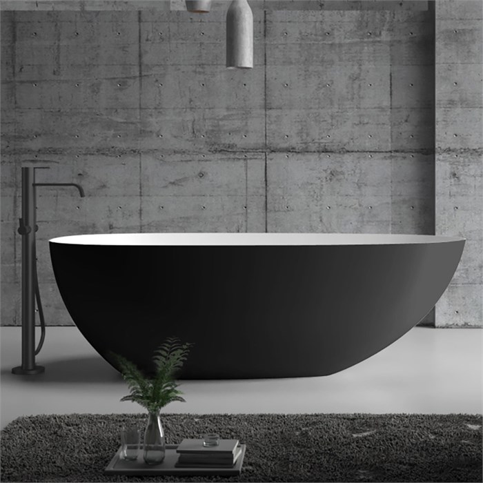 Акриловая ванна ABBER AB9211MB черная матовая AB9211MB