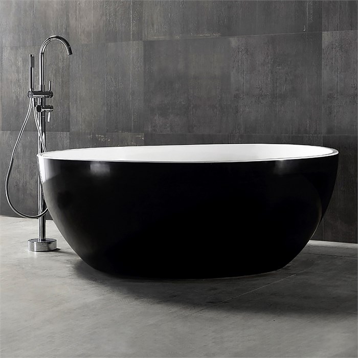 Акриловая ванна ABBER AB9279MB черная матовая AB9279MB