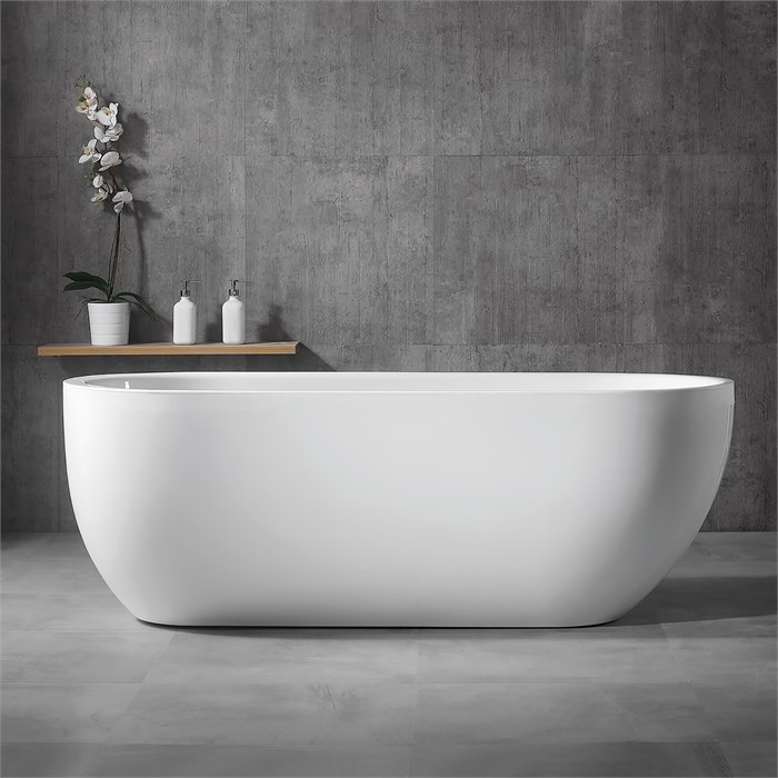 Акриловая ванна ABBER AB9341-1.5 белая AB9341-1.5