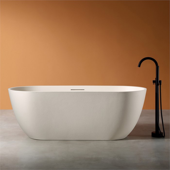 Ванна из искусственного камня ABBER Frankfurt AM9941MBE светло-бежевая матовая AM9941MBE