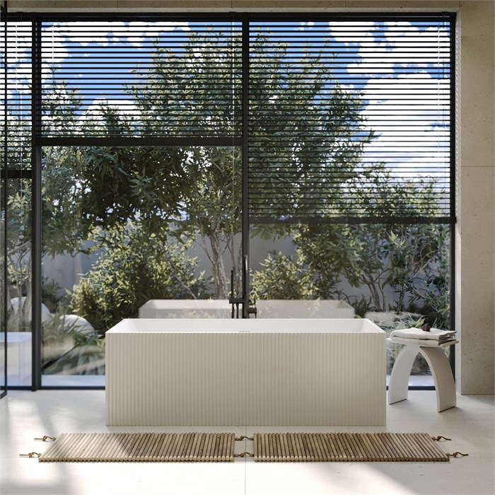 Ванна из искусственного камня ABBER Stein AS9602 белая матовая AS9602