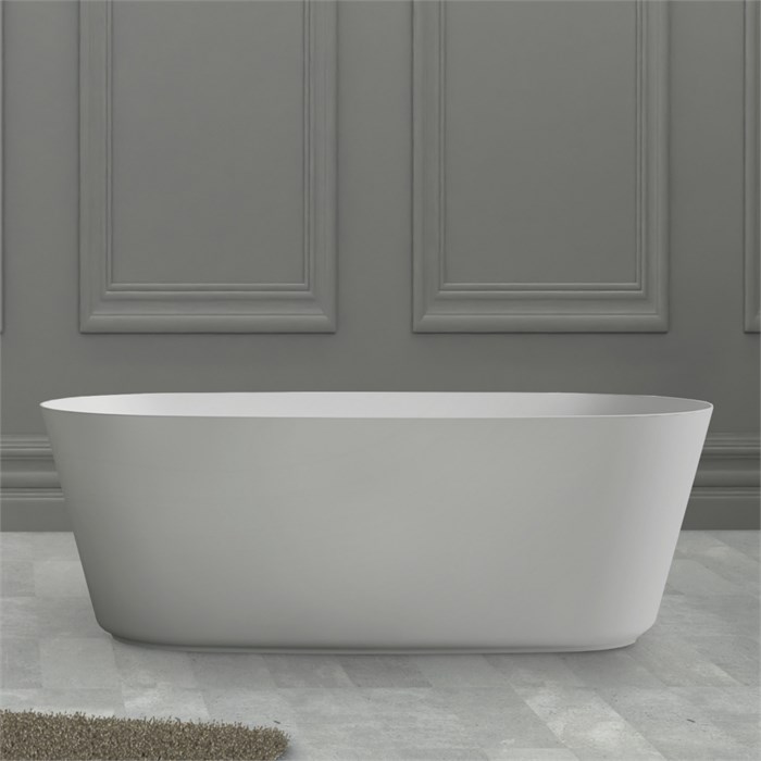 Ванна из искусственного камня ABBER Stein AS9606 белая матовая AS9606