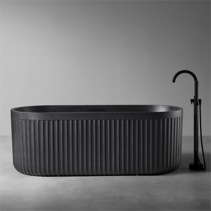 Ванна из искусственного камня ABBER Stuttgart AM9925B черная матовая AM9925B