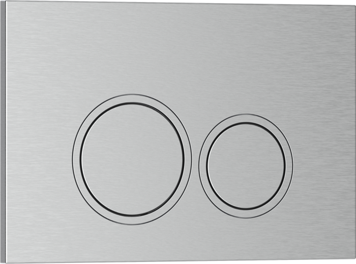 Кнопка смыва IBERICA BLANCA ESTI-O ABS-пластик, хром матовый (IB.B082.004.000) IB.B082.004.000