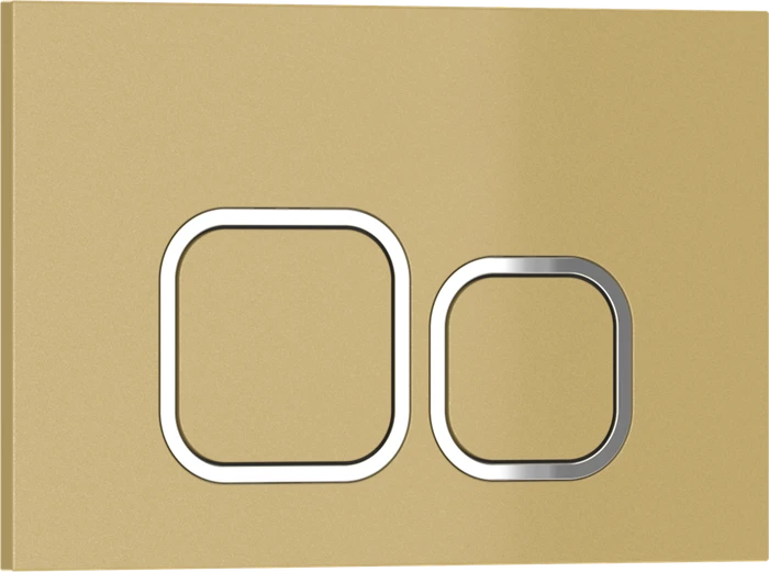 Кнопка смыва IBERICA BLANCA ESTI-Q ABS-пластик, золото глянцевое (IB.B083.006.001) IB.B083.006.001