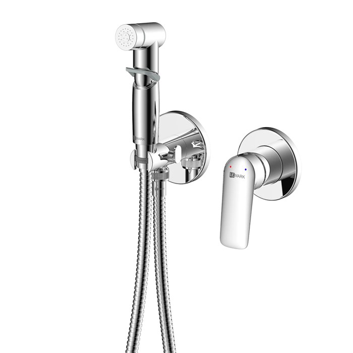 Смеситель Lemark Verba с гигиеническим душем, встраиваемый (LM11419C) LM11419C